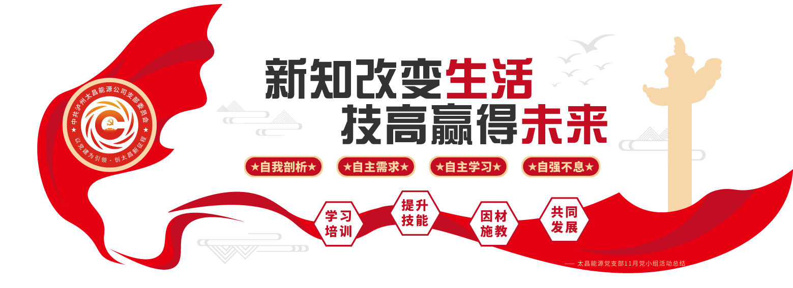 “爭做傳幫帶的技能帶頭人”主題活動——太昌能源黨支部11月黨小組活動成果總結